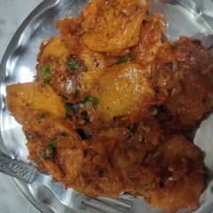 A picture of Suji ka tadka.