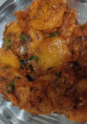 A picture of Suji ka tadka.