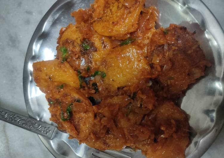 Simple Way to Prepare Any-night-of-the-week Suji ka tadka