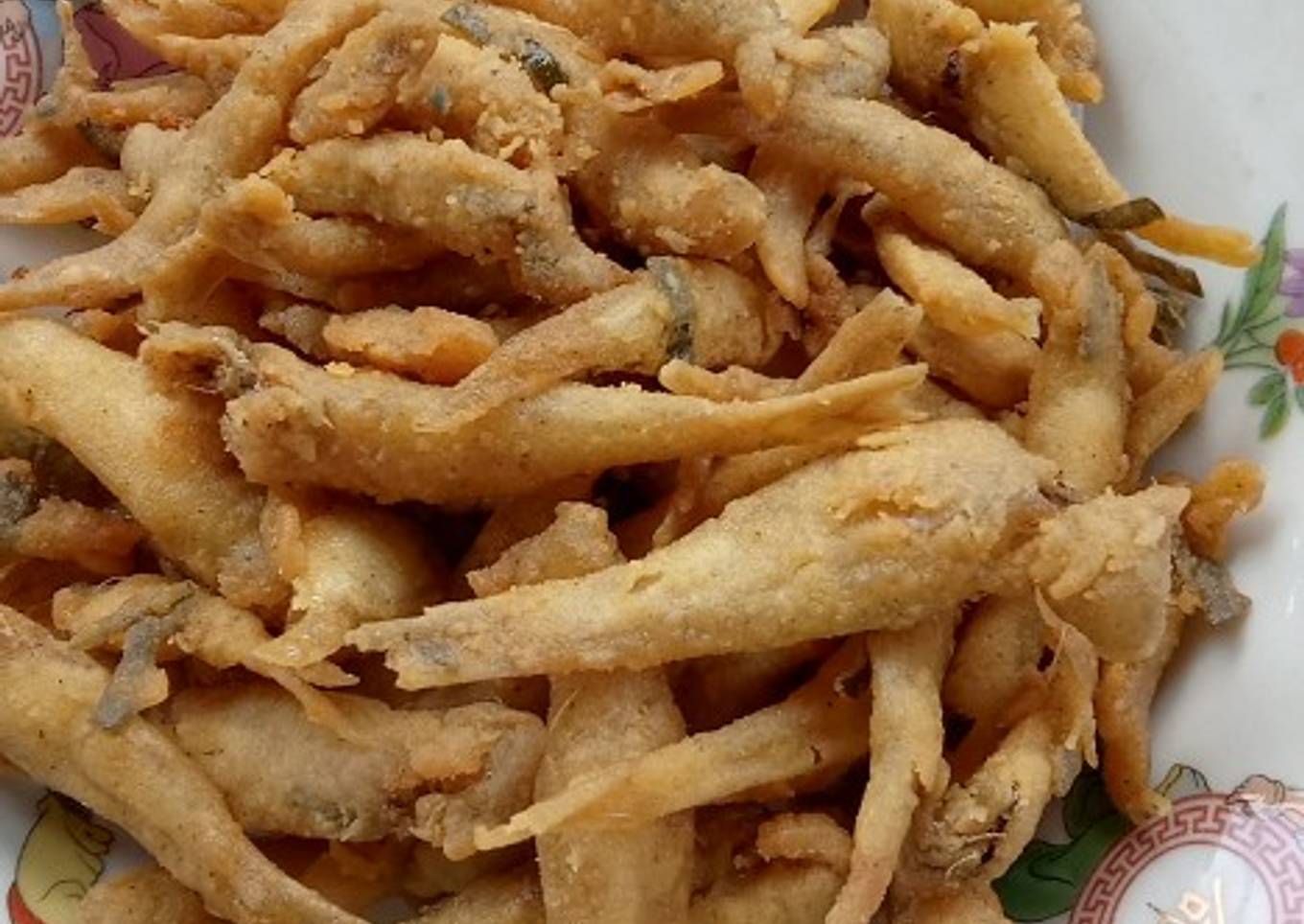 Teri Basah Goreng Tepung