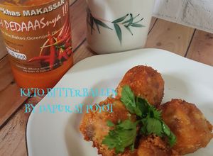 Foto resep BITTERBALLEN CREAM KEFIR KETO #ketopad_CP_savorysnack