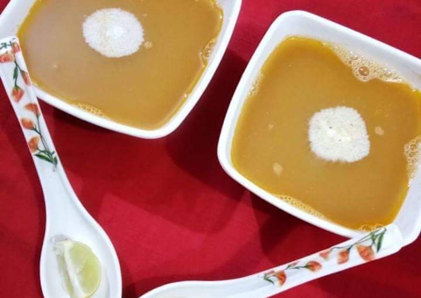 Red Lentil Veggie Soup