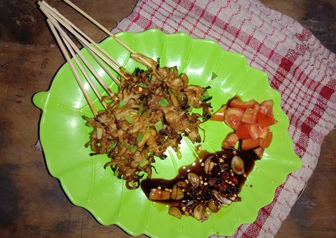 Sate Jamur Sambal Kecap