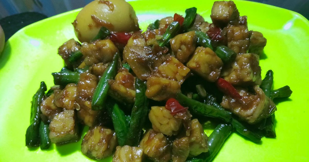 Oseng Tempe Kacang Panjang