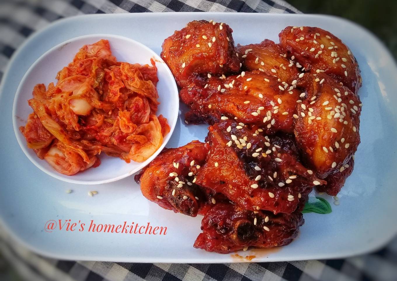 Ayam goreng saus madu