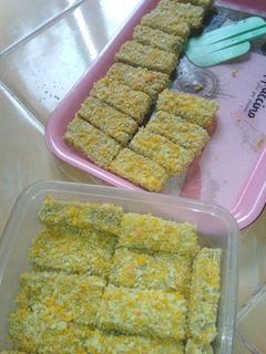 Foto resep Nuget jamur sawit enndduuuueesss😋😋