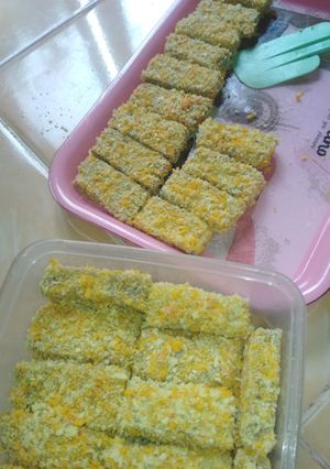 Foto resep Nuget jamur sawit enndduuuueesss😋😋