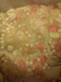 Una foto de Garbanzos con repollo