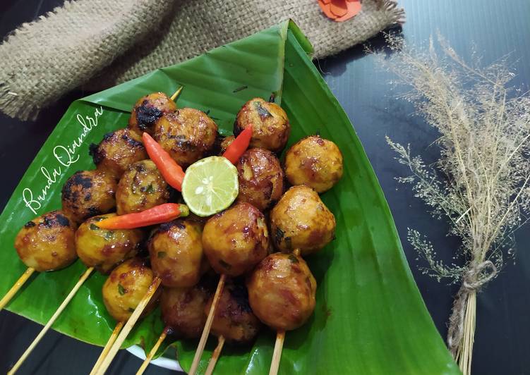 makanan Bakso Tempe Bakar Jadi, Enak