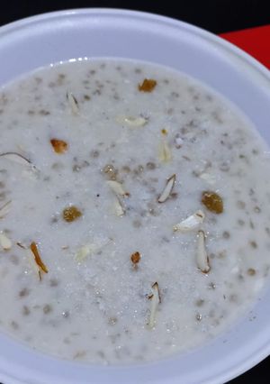 साबूदाना खीर (sabudana kheer recipe in Hindi) रेसिपी मुख्य फोटो