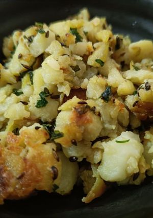 A picture of Vrat Wale Jeera Aloo.