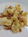 Coliflor a la carbonara