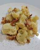 Coliflor a la carbonara