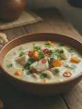 Oceanic Root and Seafood Chowder