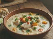 A picture of recipe for taro soup