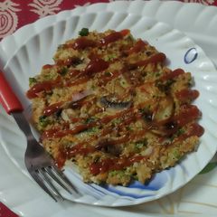 A picture of Oats veggie omlette.