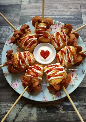 Foto resep Roti Goreng Sosis Gurita (No Ulen)