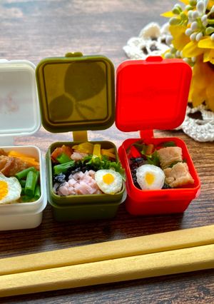 A picture of Kawaii (Lovely) Tiny Obento Lunch Box.