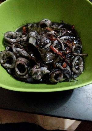 Foto resep Cumi kuah hitam