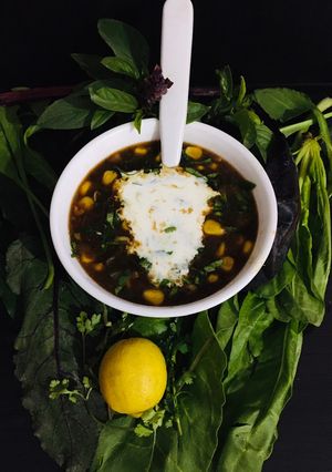 पालक कॉर्न सूप (palak corn soup recipe in Hindi) रेसिपी मुख्य फोटो