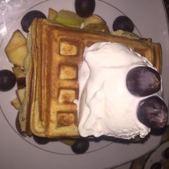 A picture of Waffles.