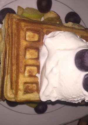 A picture of Waffles.