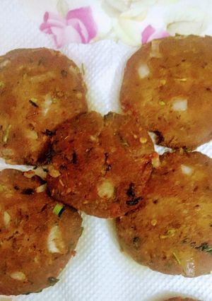 A picture of Beef Shami Kabab.
