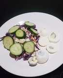 Mixed cabbage slaw