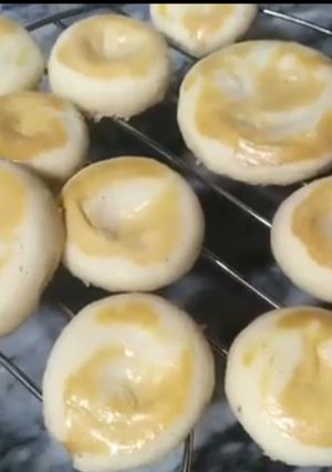 A picture of 3ingredient nankhtai witout oven..very easy.
