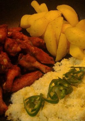 Foto resep Rolling Cheese Chicken Wings (Korean food) ala Ojju