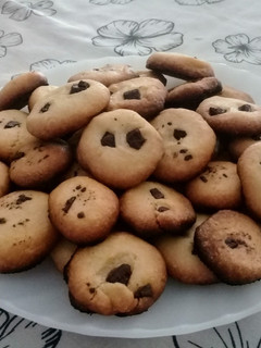 Una foto de Galletas con chispas de chocolate