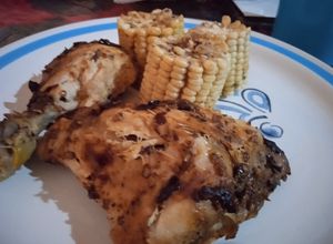 Una foto de Pollo jugoso en olla eléctrica