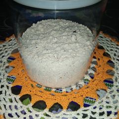 A picture of Kulfa kulfi powder homemade.