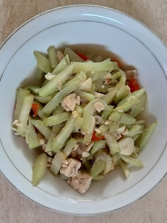 Foto resep Oseng labu siam tempe
