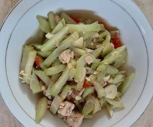 Praktis, Bikin Oseng labu siam tempe Ala Warteg