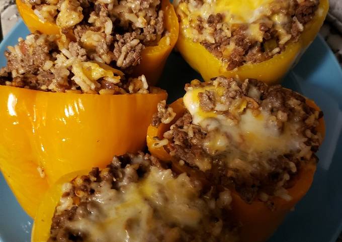 Recipe of Super Quick Homemade Holmstead Cookin&#39;: Stuffed Peppers