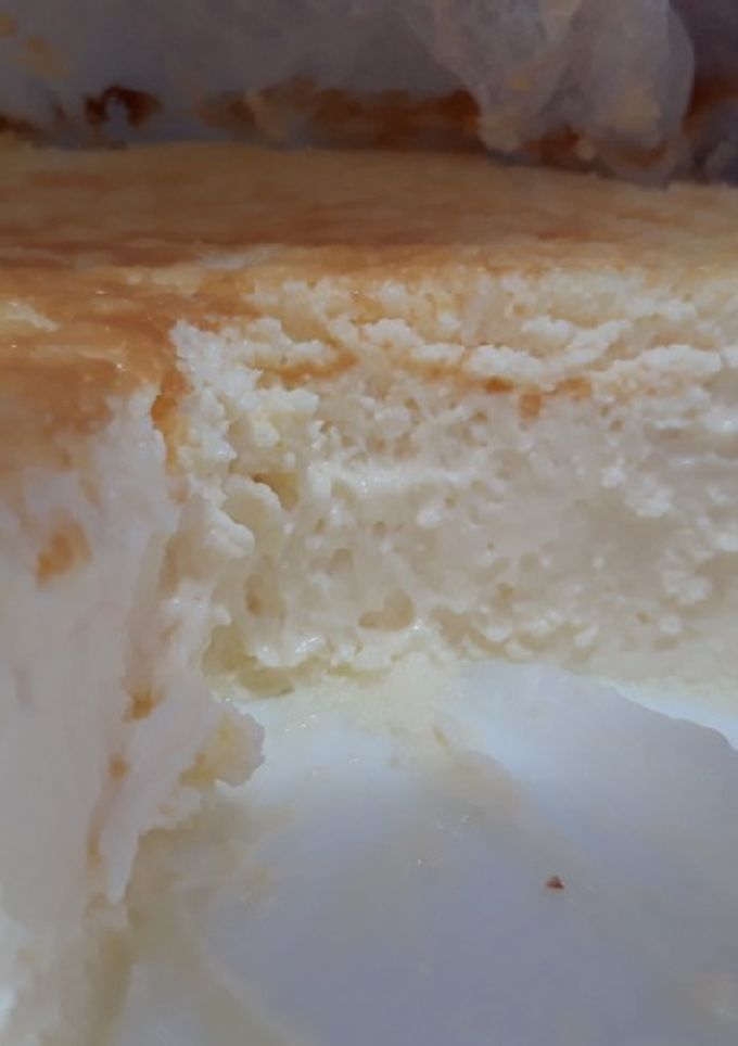 Una foto de Tarta de queso estilo la viña