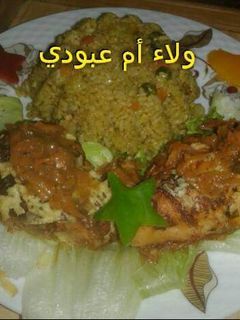صورة لوصفة قطع الدجاج بصوص الكاتشب والجبنه الرومي