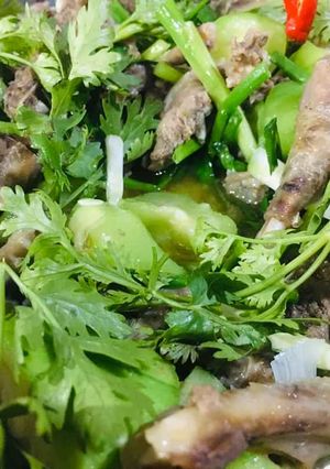 Hình của món Cò Xào Mướp.