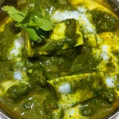 Palak paneer A picture of Palak paneer.