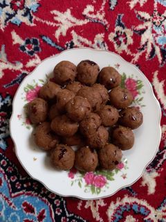 عکسی از دستور حلوا خرمایی