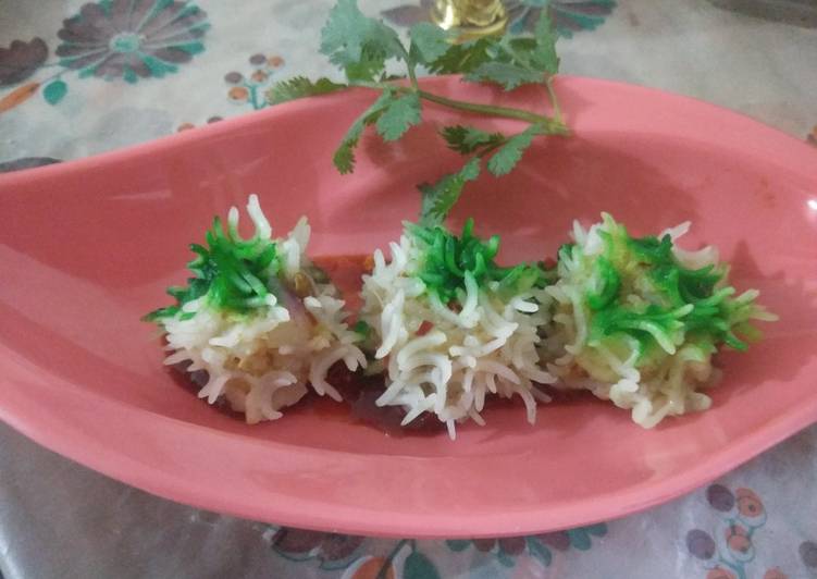 Rice flower dumplings