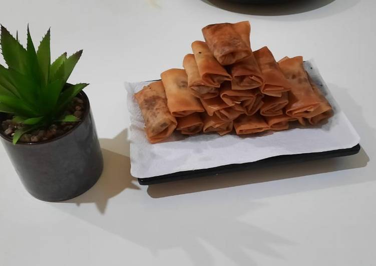 Resep Lumpia kering isi Daging, Enak