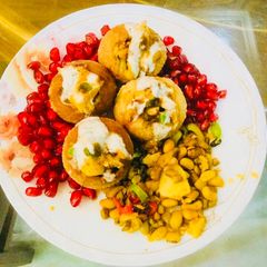 A picture of Sprouts &Fruits Stuffed Golgappas.
