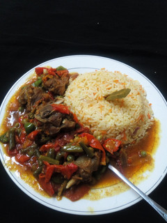 Carrot rice with vegies soup ainihin hoton girkin