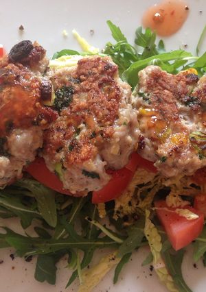 A picture of Turkey and Sweetcorn Fritters.