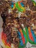 Rainbow bagel