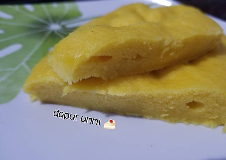 Bolu kukus jeruk (tanpa mixer)