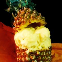 A picture of Pineapple coconut ice cream.