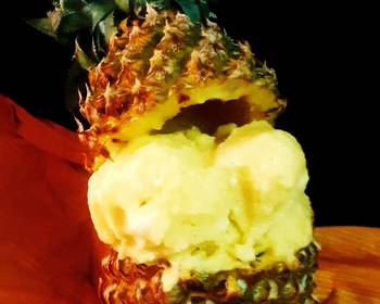 New Recipe Pineapple coconut ice cream Delicious Steady